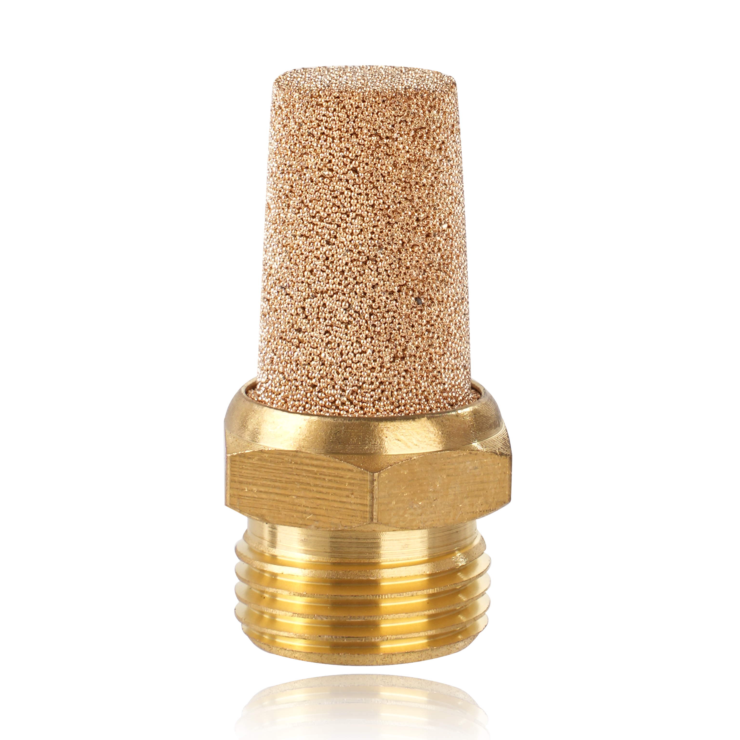 PST Sintered Exhaust Copper Pneumatic Silencer Muffler 1/8 1/4 3/8 1/2 3/4 1 Exhaust Silencer