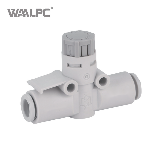 SMC Type Pipeline Speed Controller, M5 Standard Pneumatic One-touch Fitting Throttle Valve