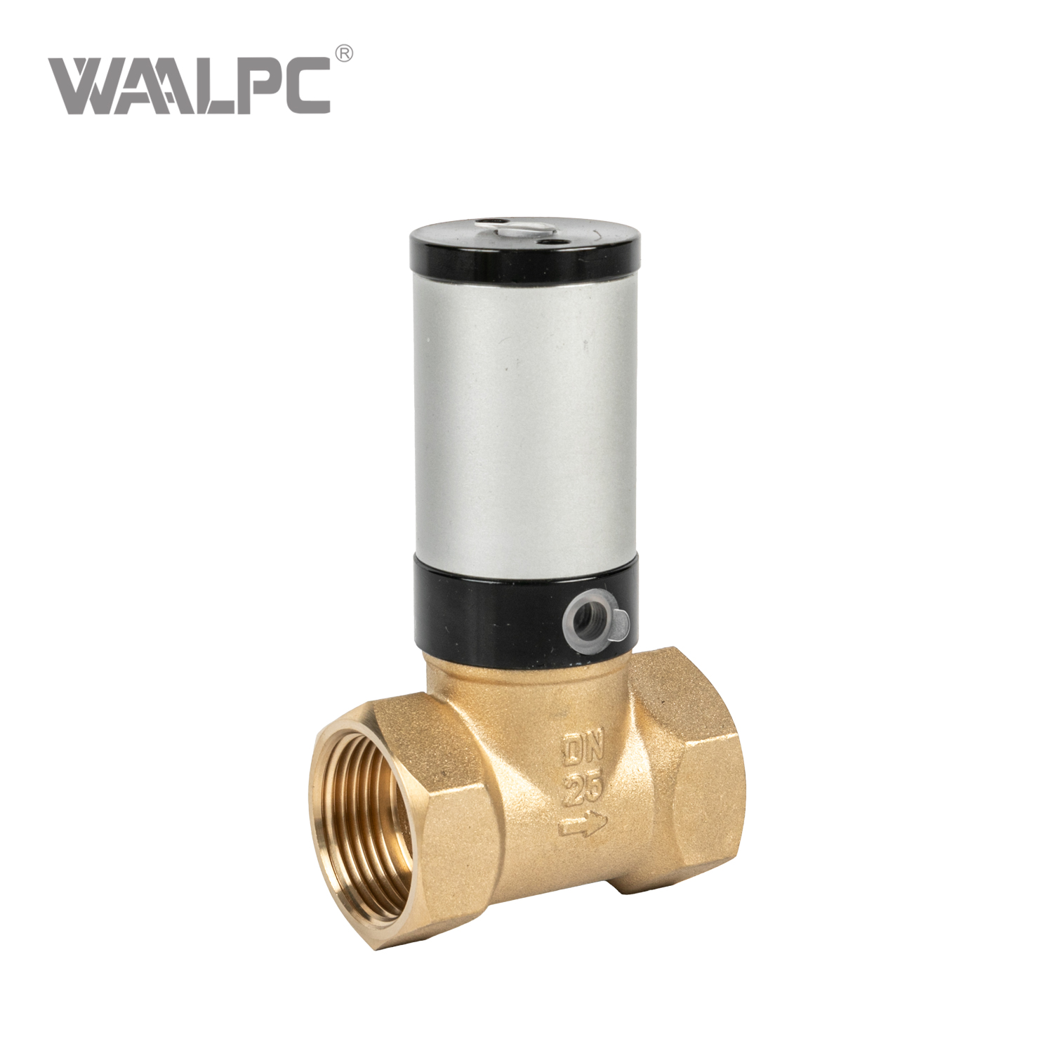Fluid Air Control Valve Pneumatic Brass Body Valve Normally Closed 5/2 Way