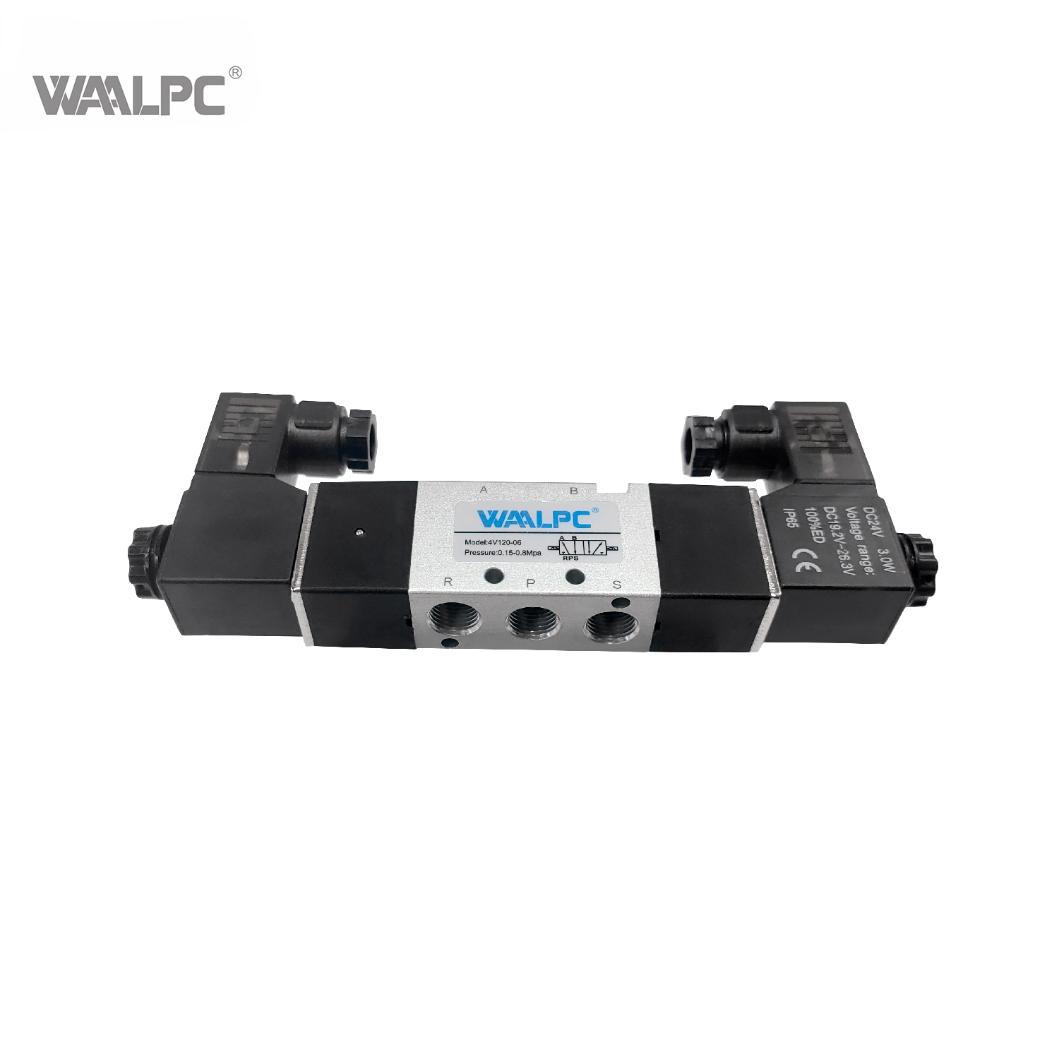 China Manufacturer Pneumatic Solenoid Valve Airtac 4V Series 2-position 5-way Directional Reversing Valve 