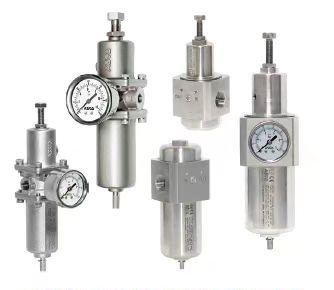 Stainless Steel Pneumatic Components Regulator High Corrosion Resistance Air Source Solutions for Harsh Environments