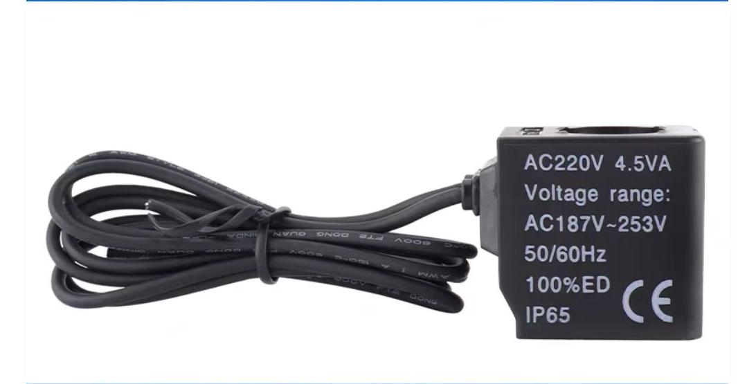 Replacement Electrical Pneumatic Solenoid Valve Coil DC 24V 4.8W AC 220V 4.5VA