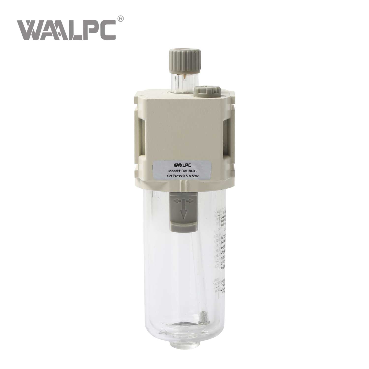 Oil Mist Lubricator HDAL Series 1/4'' 1.0MPa Precise Lubrication for Industrial Pneumatic Systems 40L/min
