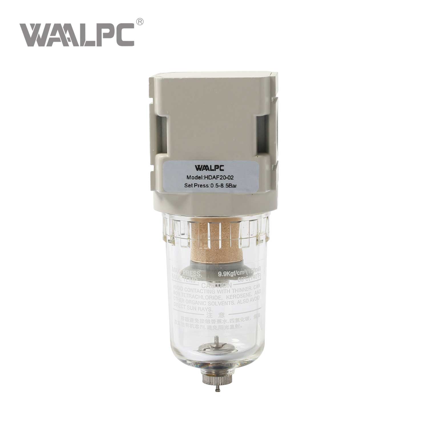 High-Efficiency Self-Cleaning Filters for Industrial Water Treatment 99.9% Particle Removal Low Pressure Drop HDAF20-02 1/4‘’