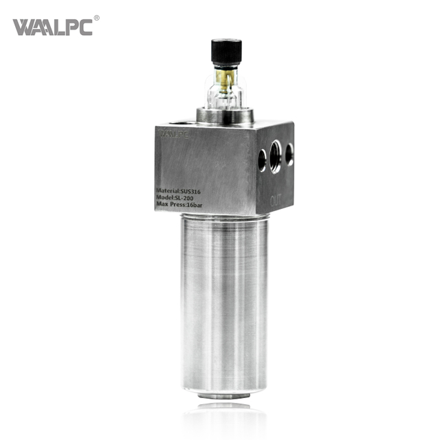 High pressure 20bar OEM Air Source Treatment G1/4 G3/8 G1/2 G3/4 G1'' Pneumatic 316 Stainless Steel Air Lubricator for Marine Environment