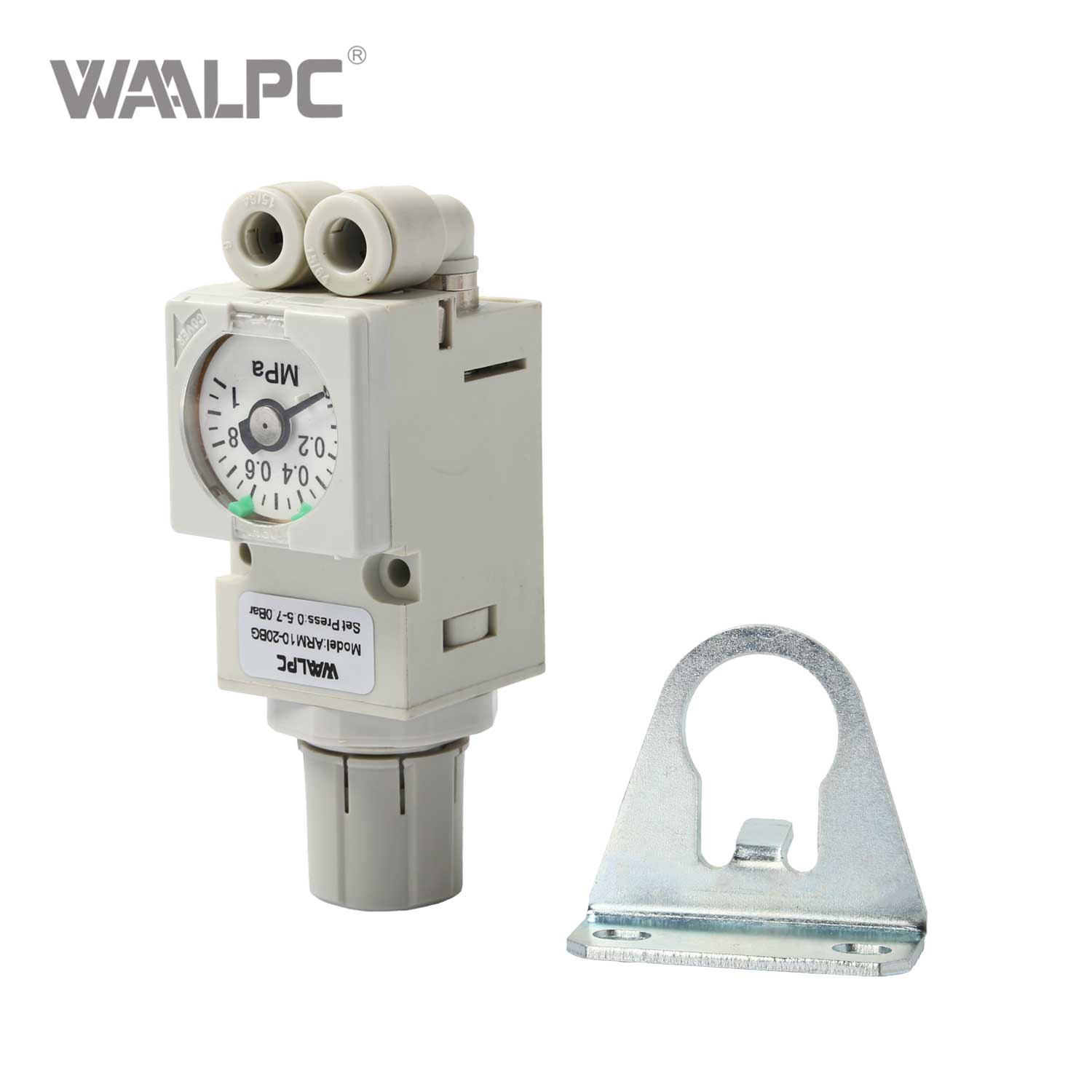 SMC ARM Series Pressure Regulators Pressure Reducing Valve Built-in Gauge 0.05~0.7MPa ARM10-07BG