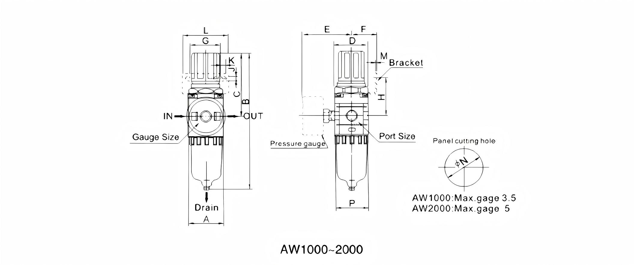 Air filter regulator