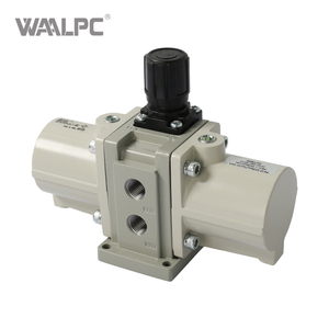 VBA High-Pressure Air Booster Regulator Valve with Integrated Relief Valve & Gauge Port Compact for Pneumatic Systems