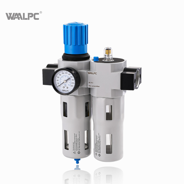Festo Series HFC-1-MAXI Separador de óleo de óleo Tratamento de fonte de ar filtro de duas peças fr. L Regulador de filtro de combinação