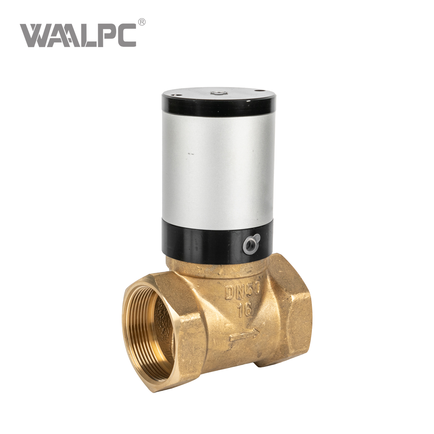 Fluid Air Control Valve Pneumatic Brass Body Valve Normally Closed 5/2 Way