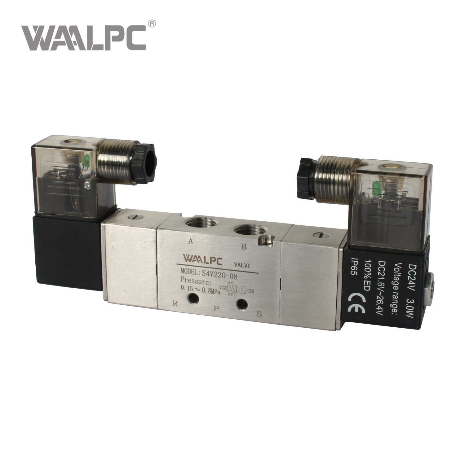 Industrial 4V Series Solenoid Valve - Full Stainless Steel Construction