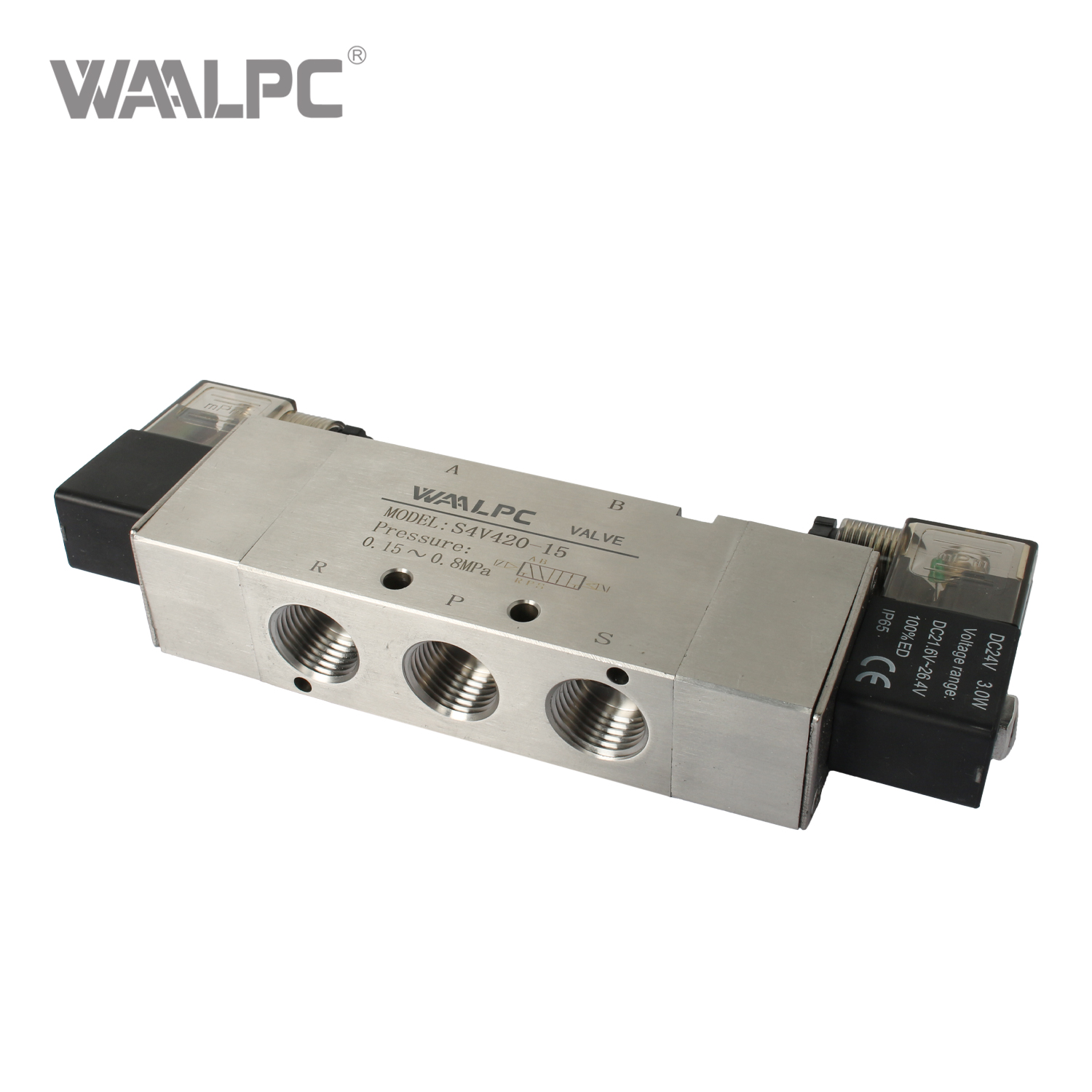 Industrial 4V Series Solenoid Valve - Full Stainless Steel Construction