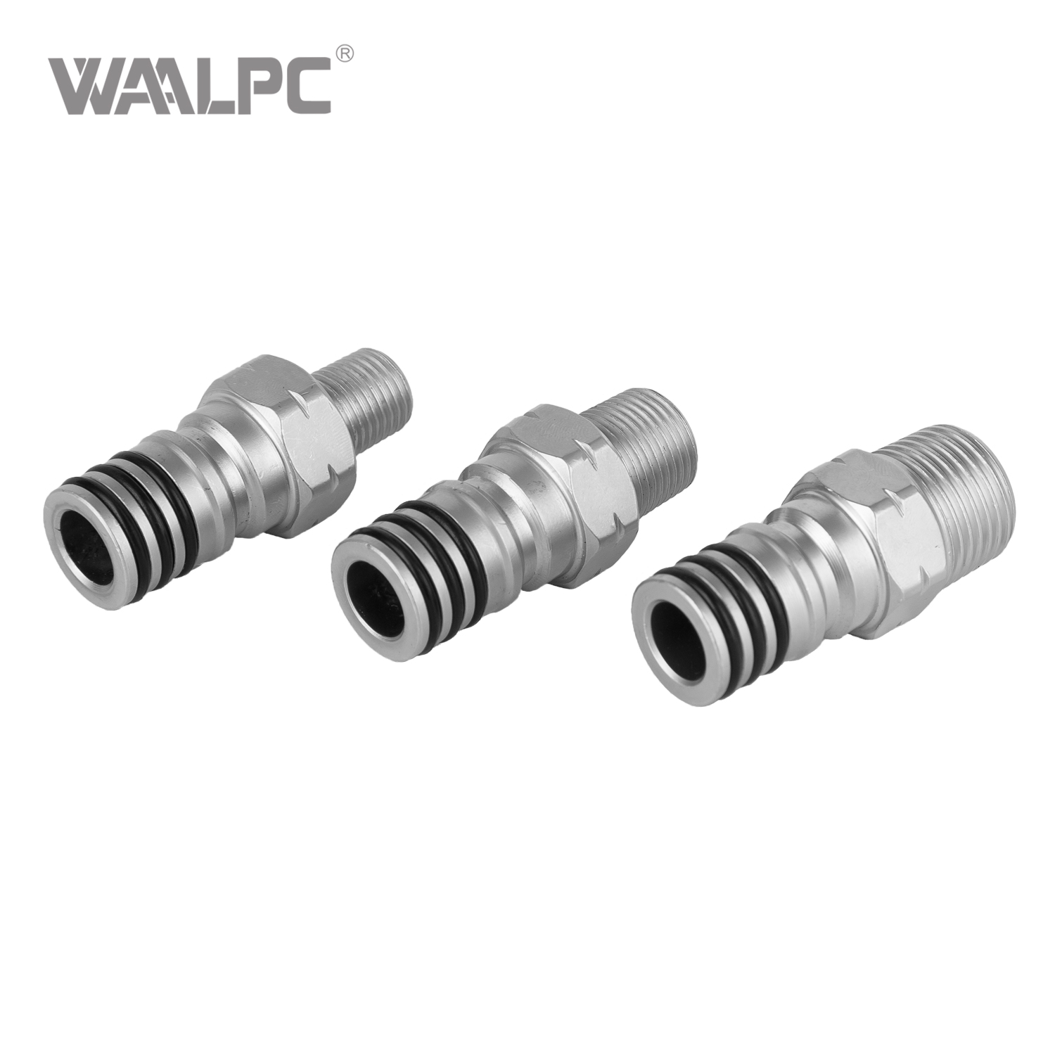 Push-to-Connect Self-Locking, Air Coupler Quick Release Pneumatic Fitting for Impact Wrench, Air Hammer & Compressor Hose