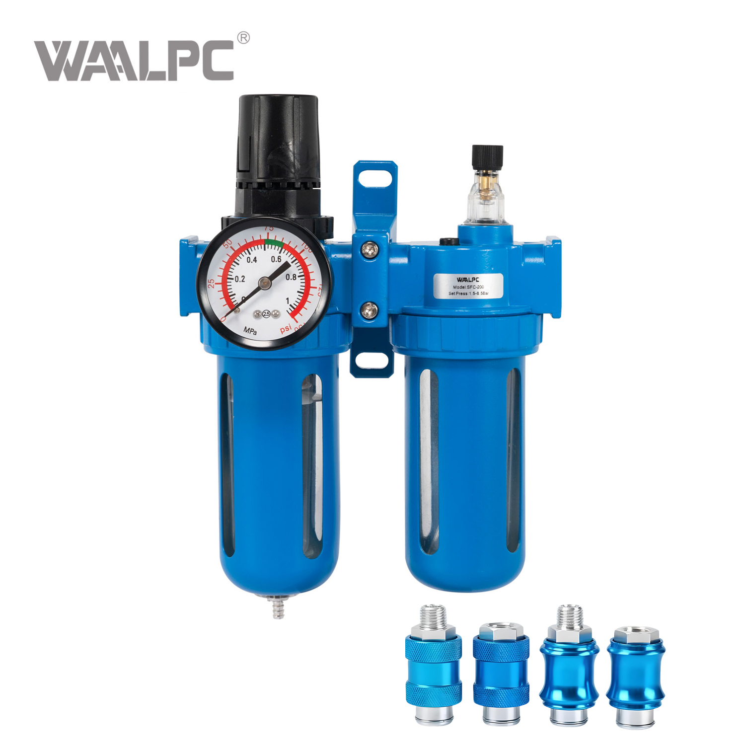 TWSNS SFC200-02 1/4" Duplex Pneumatic Component FR.L Unit for OEM