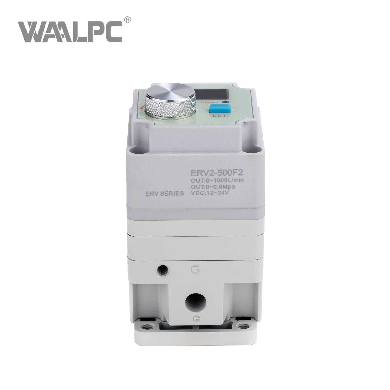 SMC ERV2-500F2 Electronic Pressure Regulator, 0-5V / 4-20mA Input, G1/4 Port, IP65, for Precision Air Pressure Control