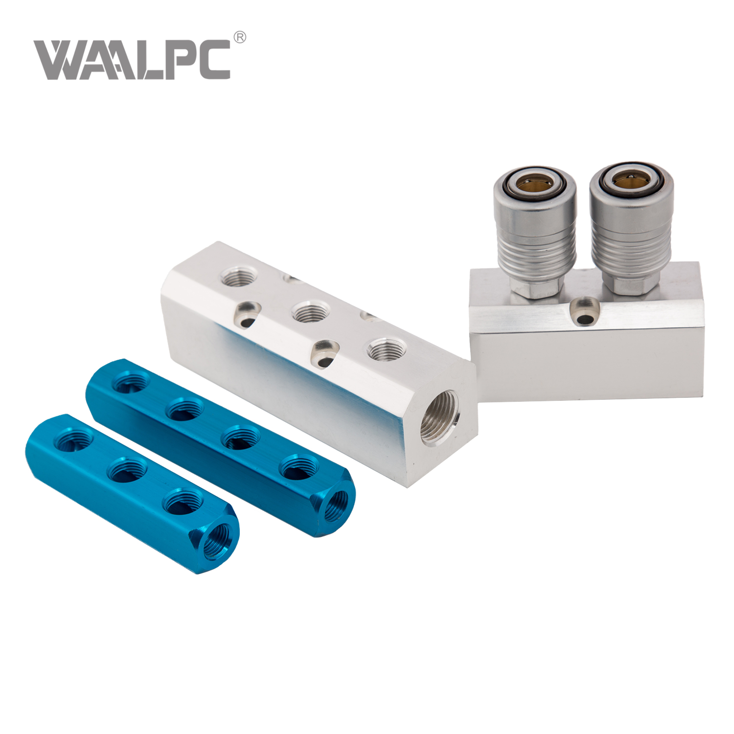 Gas Source Pneumatic Manifold Block Multi-Line Air Distribution Exhaust Manifold