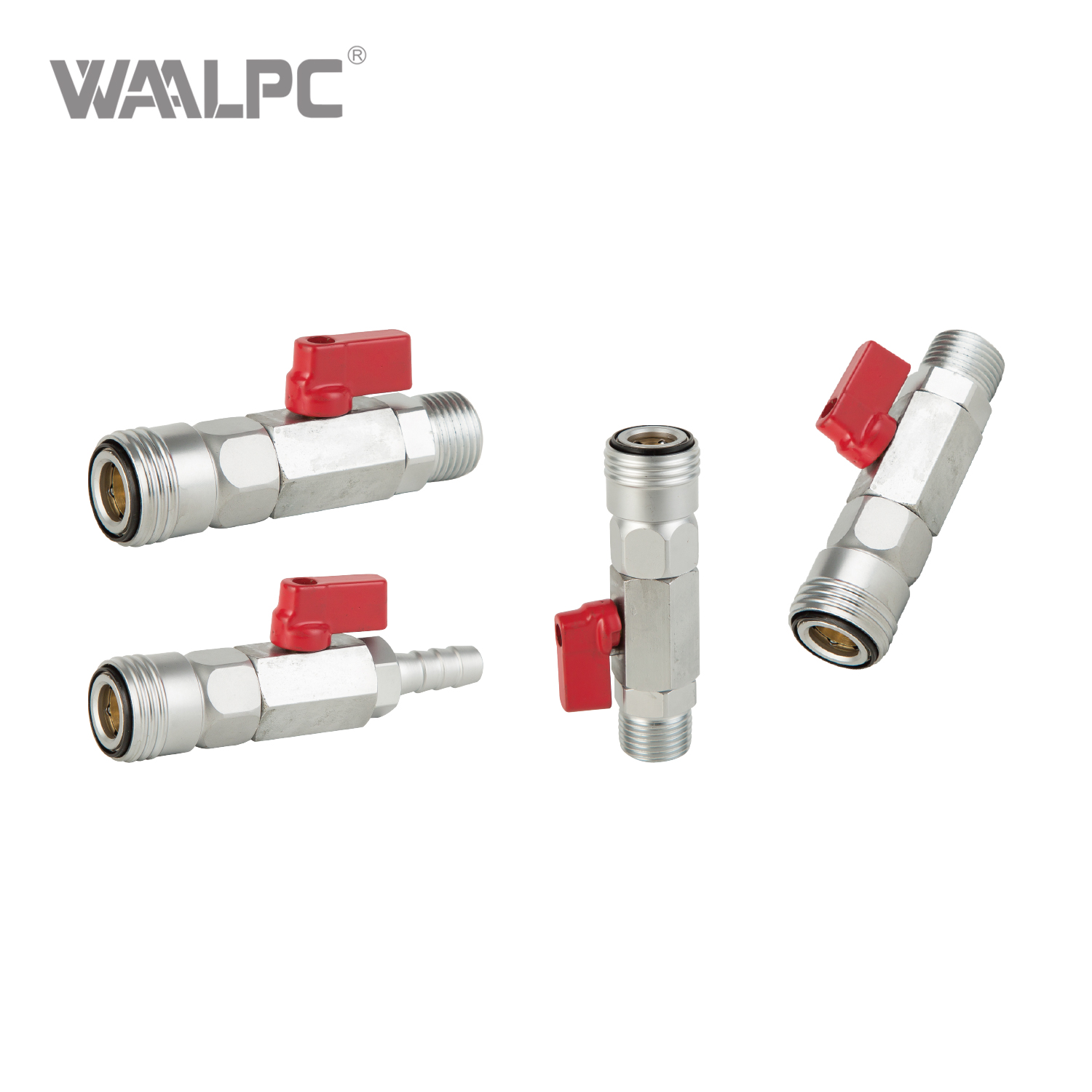 Push-to-Connect Self-Locking, Air Coupler Quick Release Pneumatic Fitting for Impact Wrench, Air Hammer & Compressor Hose