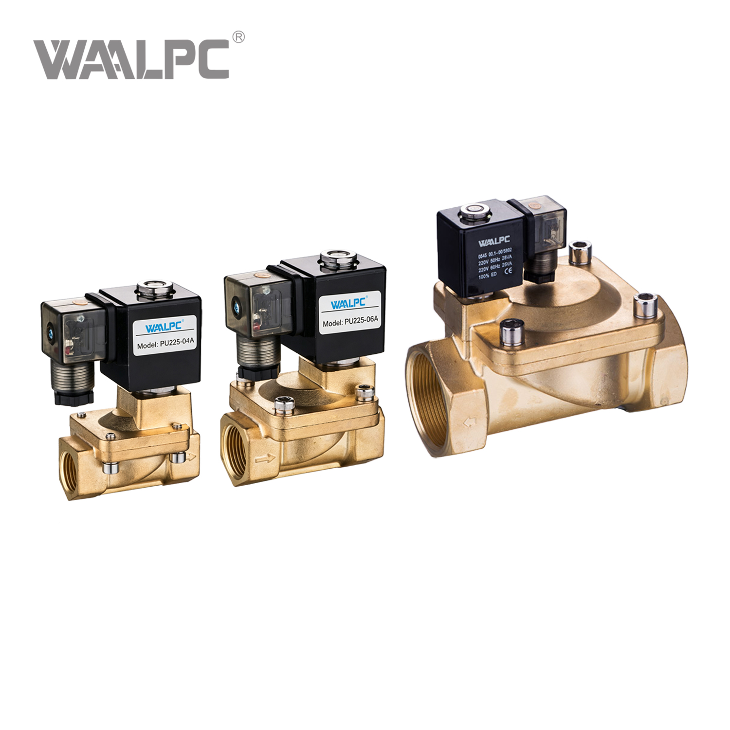 PU225 Series 2/2 Way Brass Solenoid Valve | Normally Closed Solenoid Valve Manufacturer