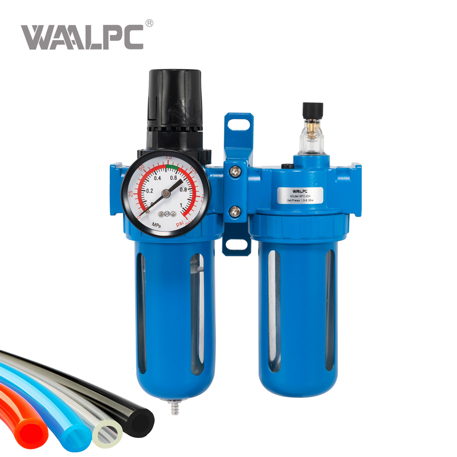 TWSNS SFC200-02 1/4" Duplex Pneumatic Component FR.L Unit for OEM