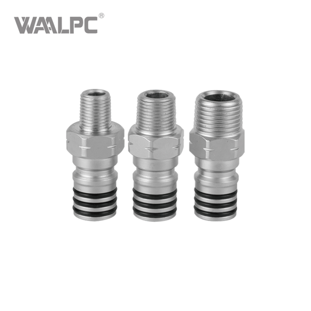Push-to-Connect Self-Locking, Air Coupler Quick Release Pneumatic Fitting for Impact Wrench, Air Hammer & Compressor Hose