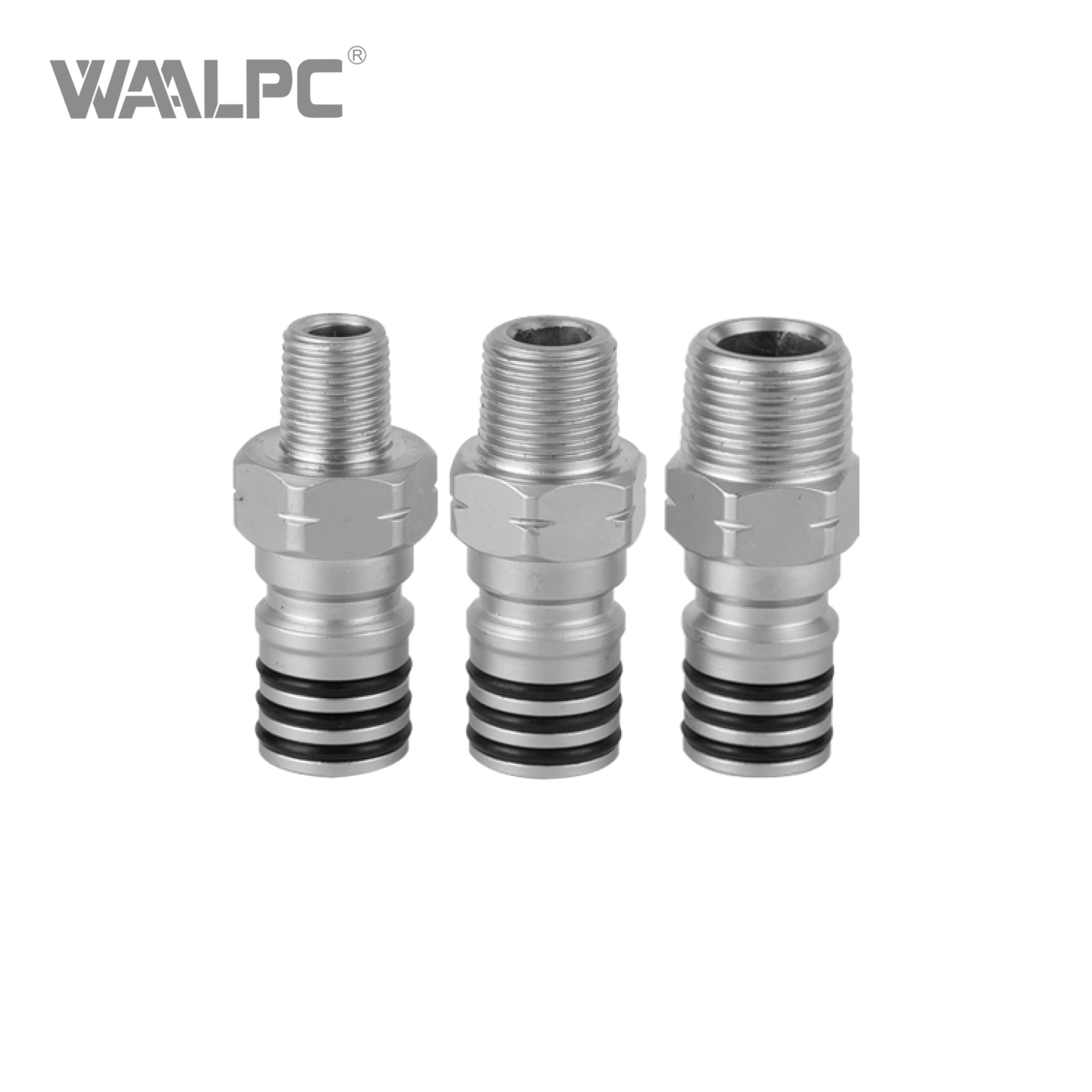 Push-to-Connect Self-Locking, Air Coupler Quick Release Pneumatic Fitting for Impact Wrench, Air Hammer & Compressor Hose