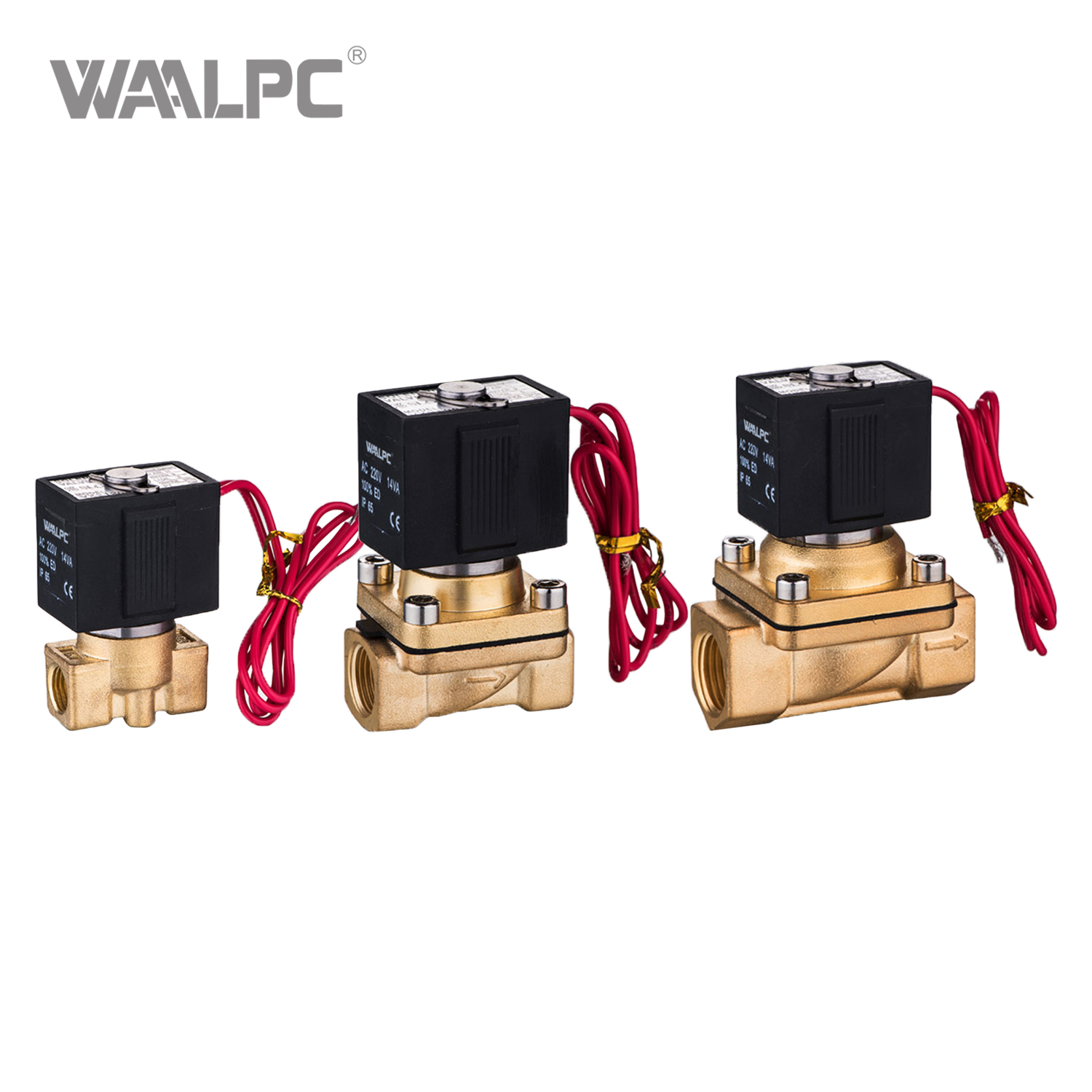 VX Series Direct Operated 2/2 Way Solenoid Valve for Air Water Oil Fluid Control