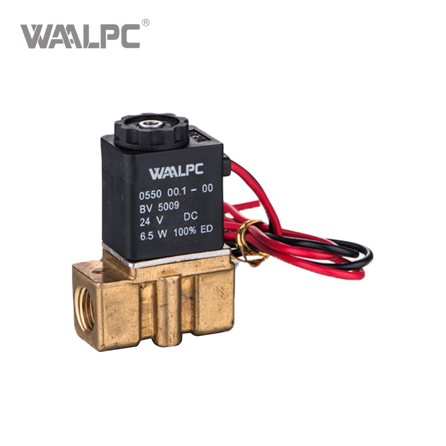 2P Series 2/2 Way Plastic & Brass Solenoid Valve, Direct Acting for Water Air Fluid Control