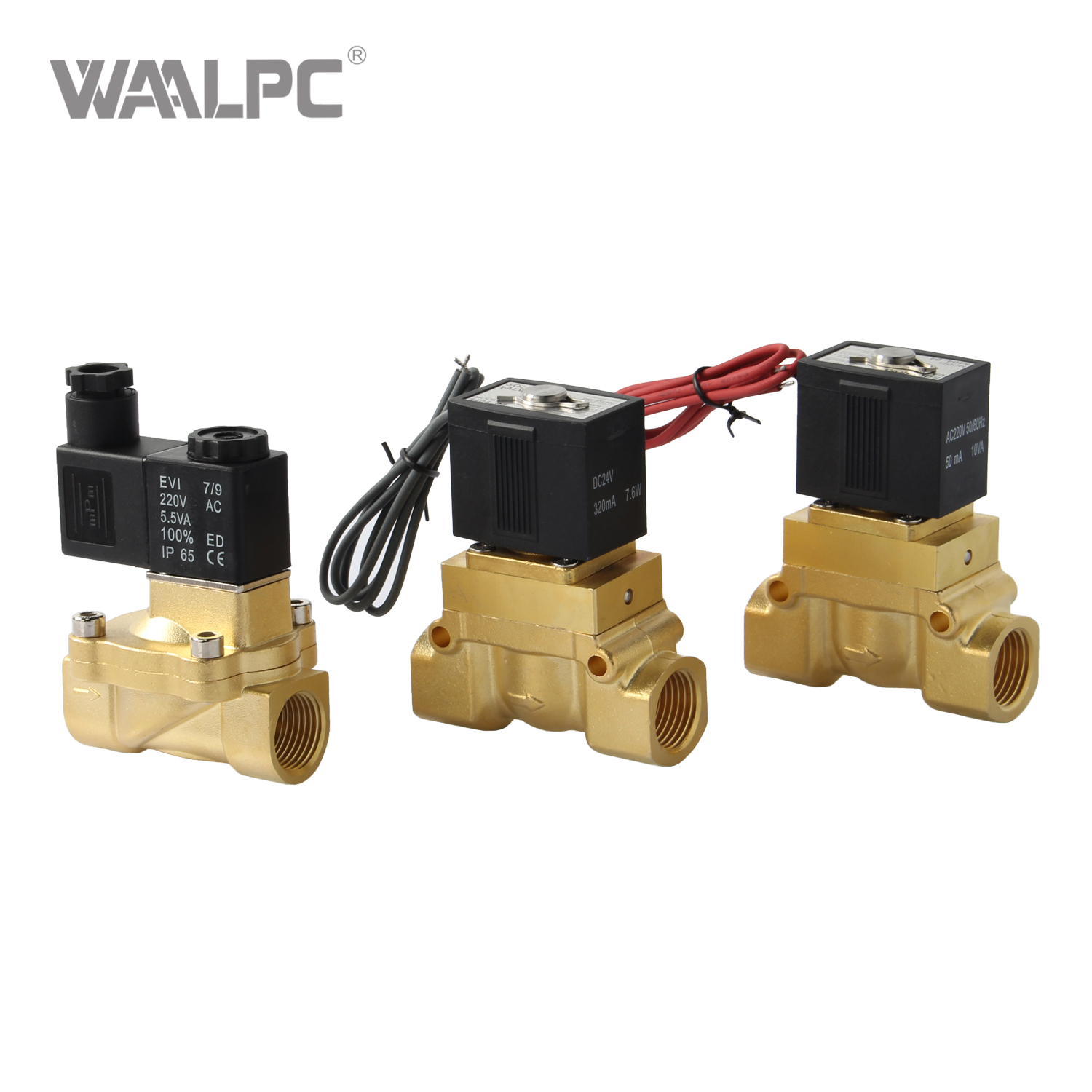 5404 고압 솔레노이드 밸브 2/2 방향 1/4' 1/2' 3/4' 1' G1/2' 피스톤 1-50 Bar