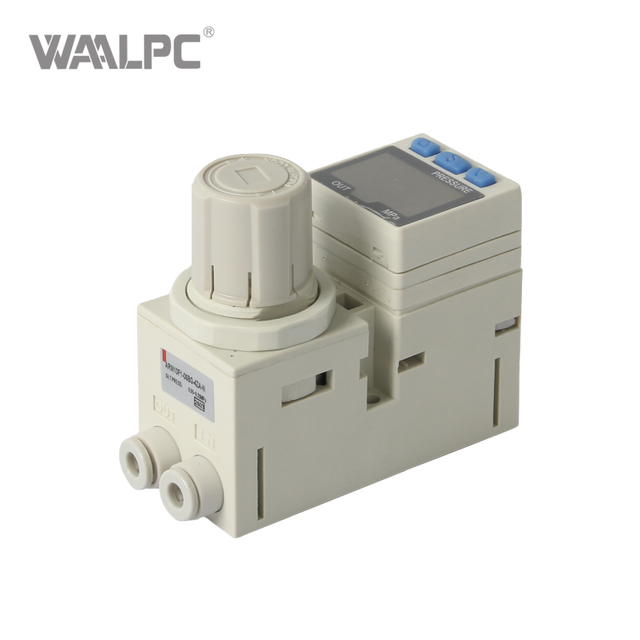 SMC Type ARM10F1-06BG Modular Air Pressure Regulator, Compact Size, Direct-Operated Relief Type, Inlet/Outlet Bottom Porting