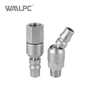 Self-Locking Quick-Connect Air Coupler – Fits American, Japanese & European Standard Fittings